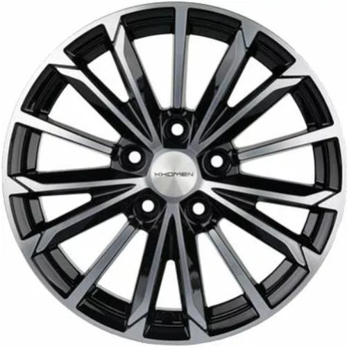 Диски Khomen KHW 1611 6.5x16 5*114.3 ET45 DIA60.1 Black-FP Литой купить с бесплатной доставкой в пункты выдачи в Петербурге
